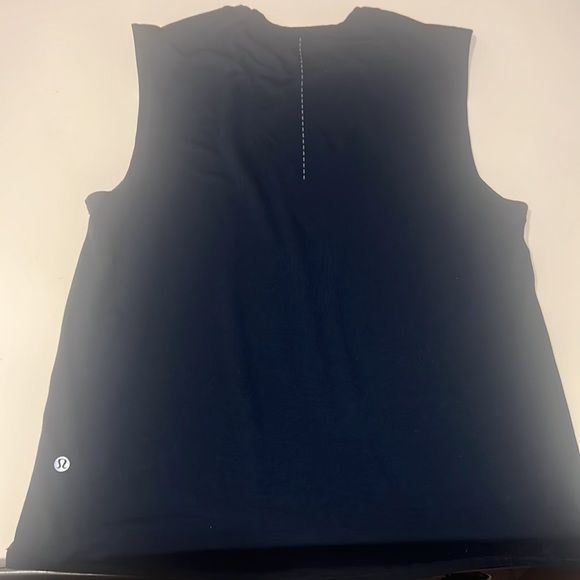 Navy blue Lululemon Mens’s tank top | Size: L - Picture 5 of 6